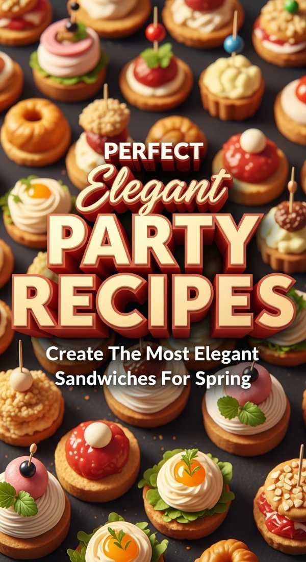 Elegant Tea Party Sandwiches For Spring Brunch 69e5cc9a6b03e