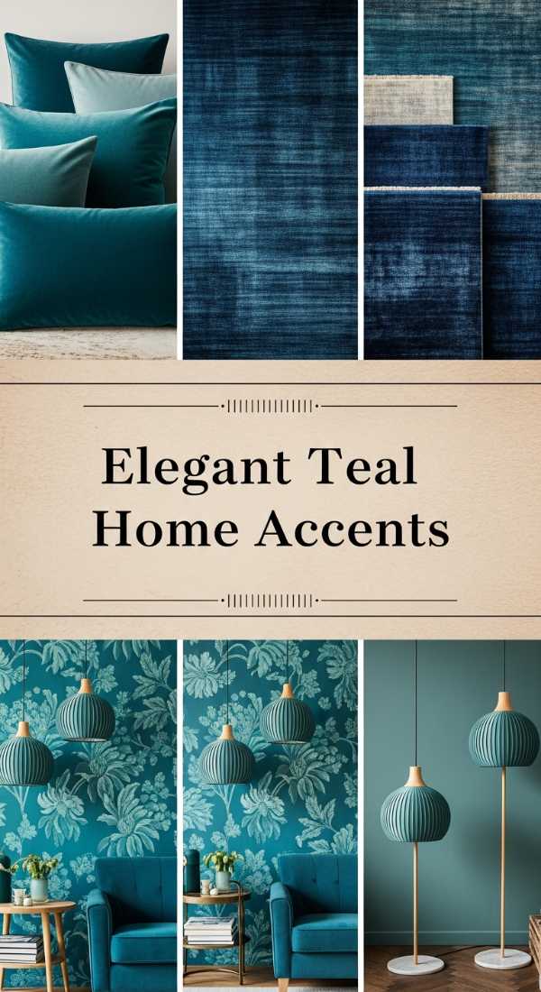 Elegant Teal Home Accents 69e3b6f378add