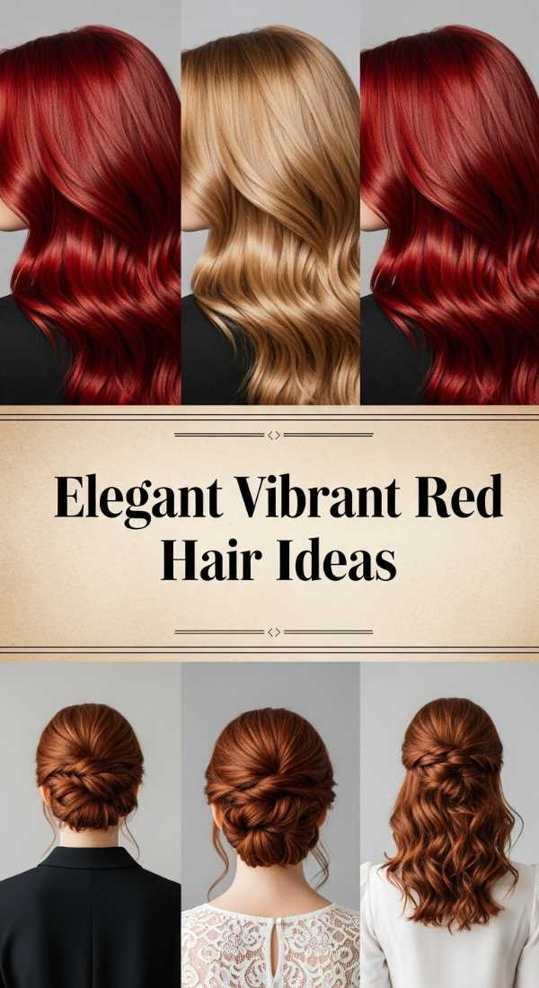 Elegant Vibrant Red Hair Ideas 69e5e110df372