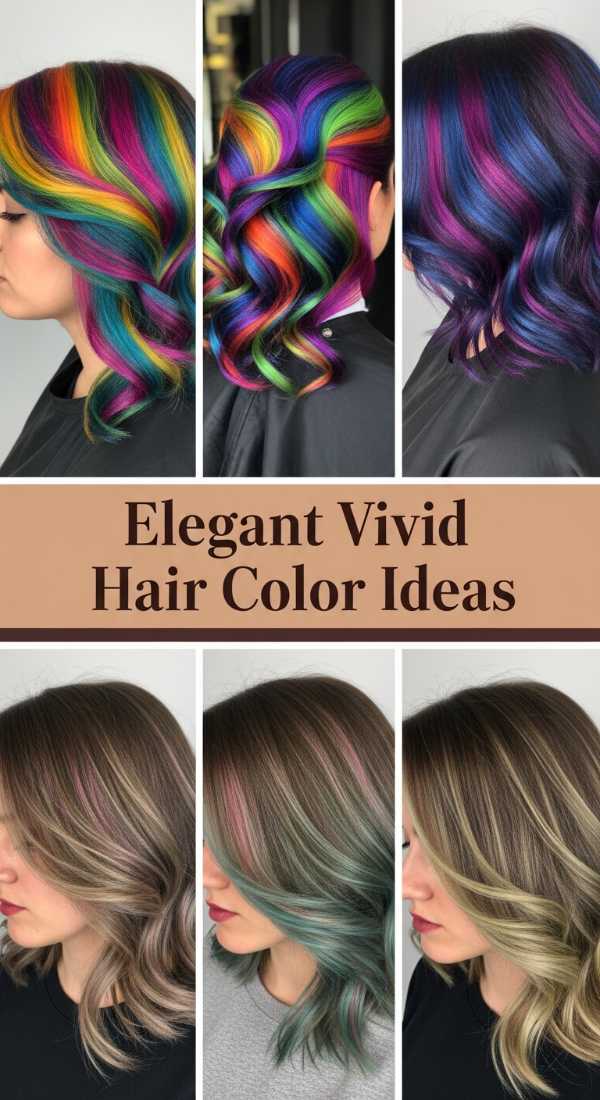 Elegant Vivid Hair Color Ideas 69f33da31342f