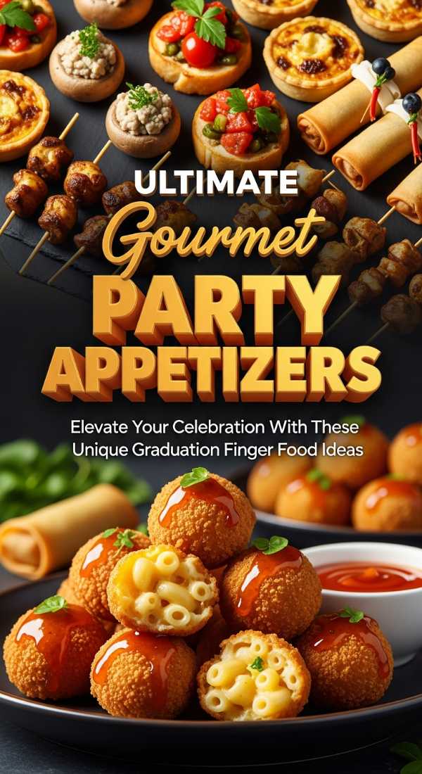 Elevate Your Celebration With These Unique Graduation Finger Food Ideas 69e9b9ce33a7c