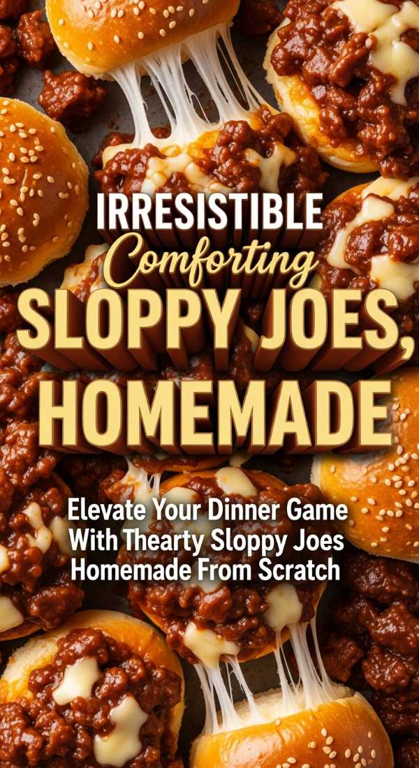 Elevated Sloppy Joes Homemade Dinner Inspo