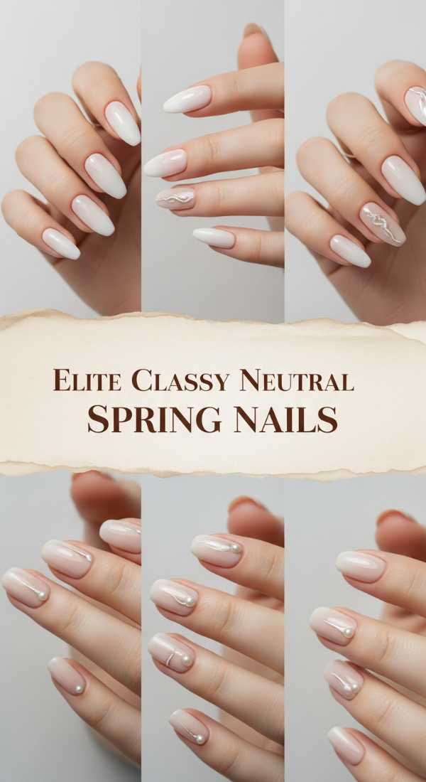 Elite Classy Neutral Spring Nails 69ee417dc7f25