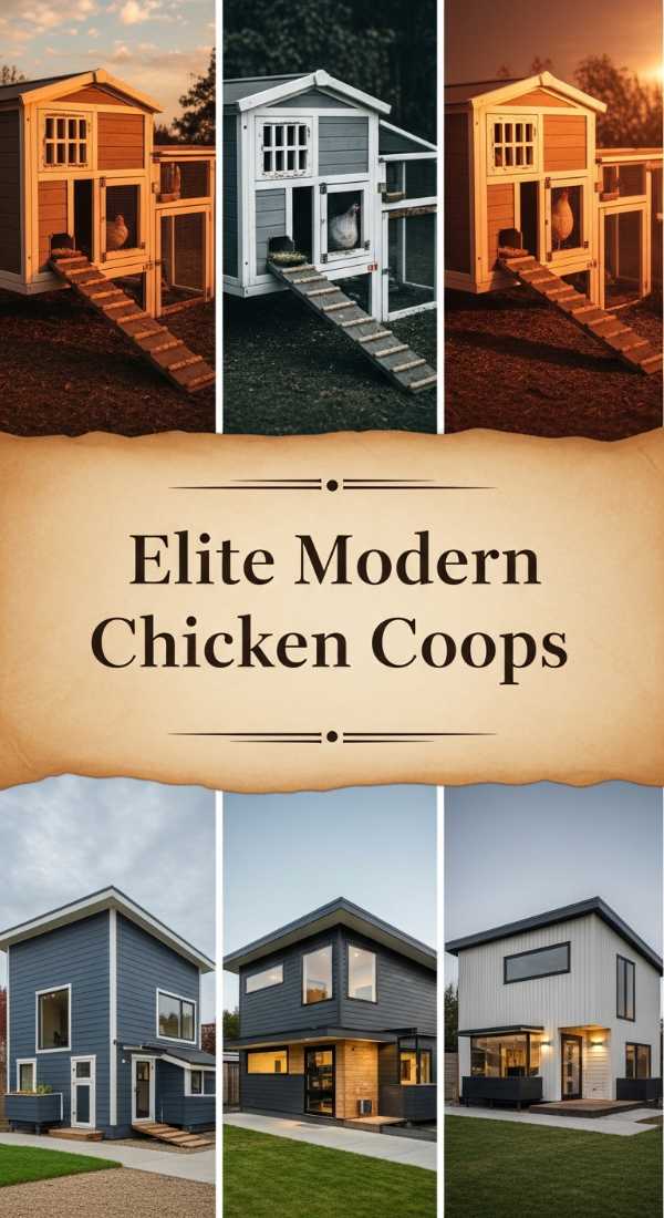 Elite Modern Chicken Coops 69ea60c89d339