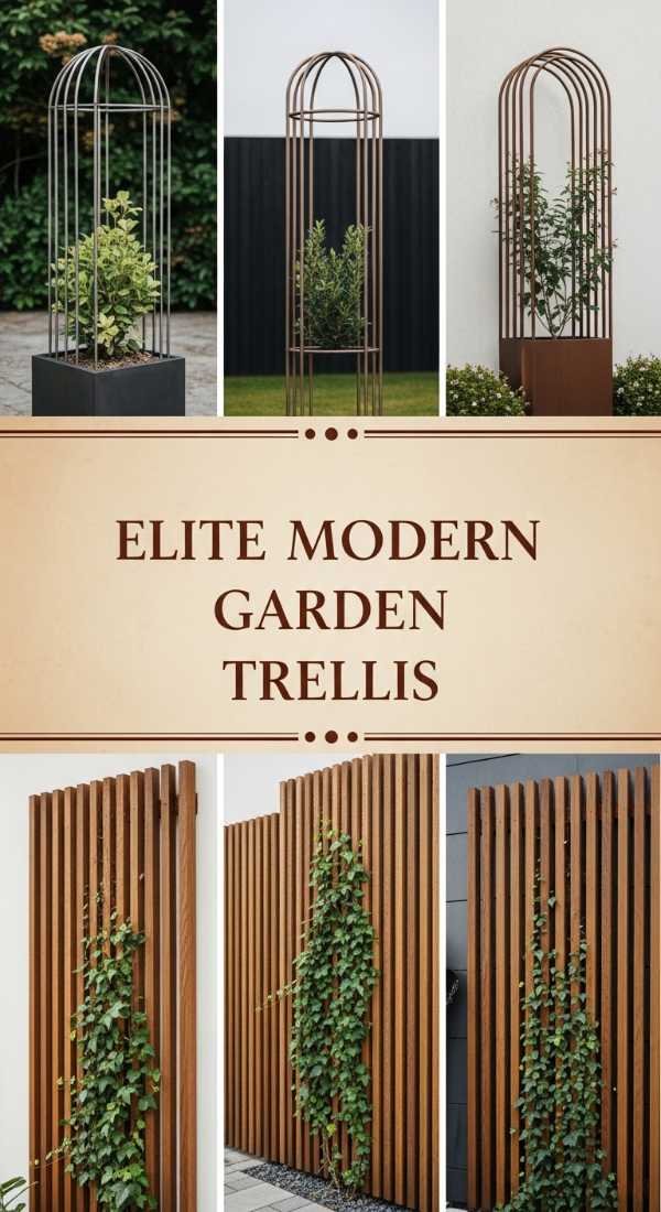 Elite Modern Garden Trellis 69df43d92ce6b