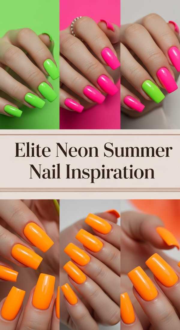 Elite Neon Summer Nail Inspiration 69ee5922b9df6