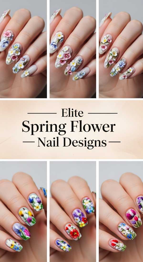 Elite Spring Flower Nail Designs 69e5f3ec75fca