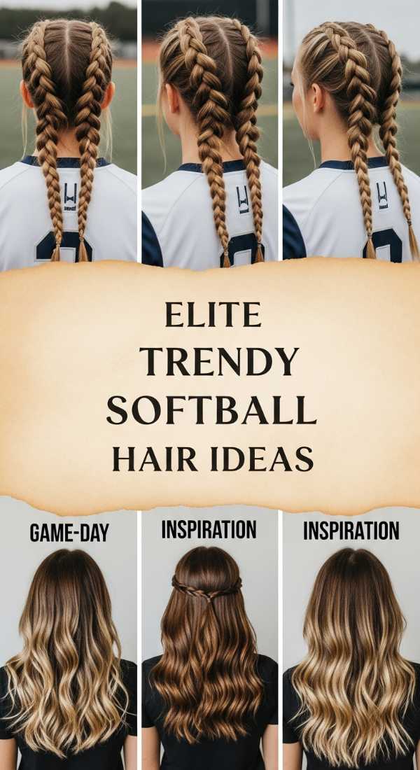 Elite Trendy Softball Hair Ideas 69ef4a21e66d8