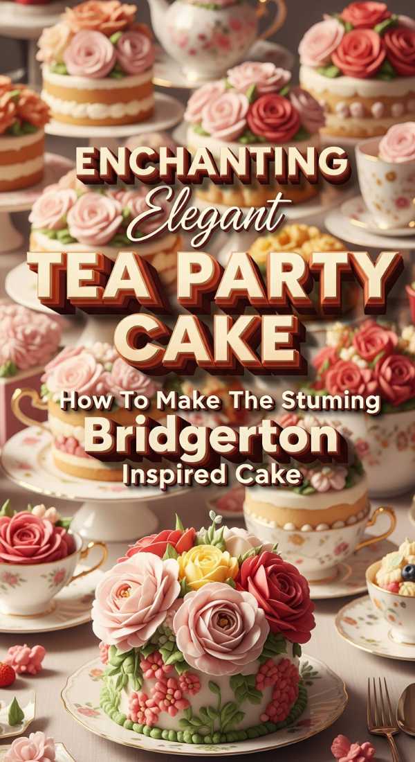 Enchanting Elegant Tea Party Cake 69f203e13c221