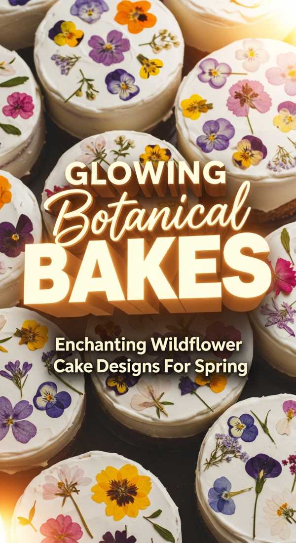 Enchanting Spring Wildflower Cake Designs 69dde6f093551