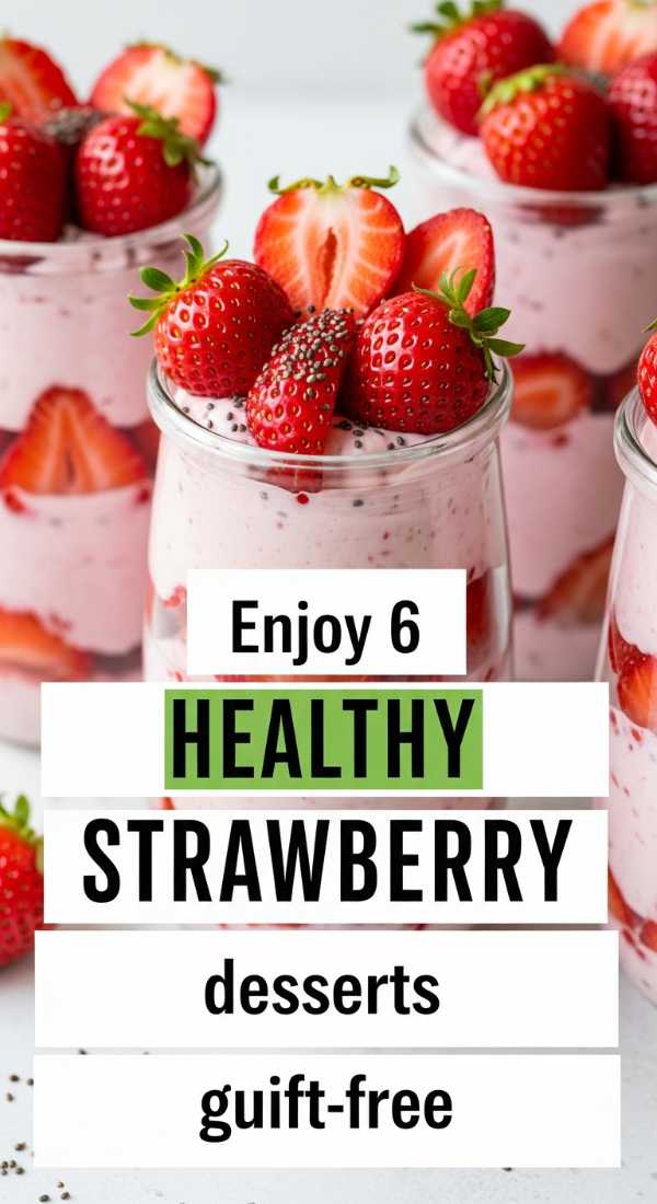 Enjoy 6 Healthy Strawberry Desserts Guilt Free 69e70c04b29e2