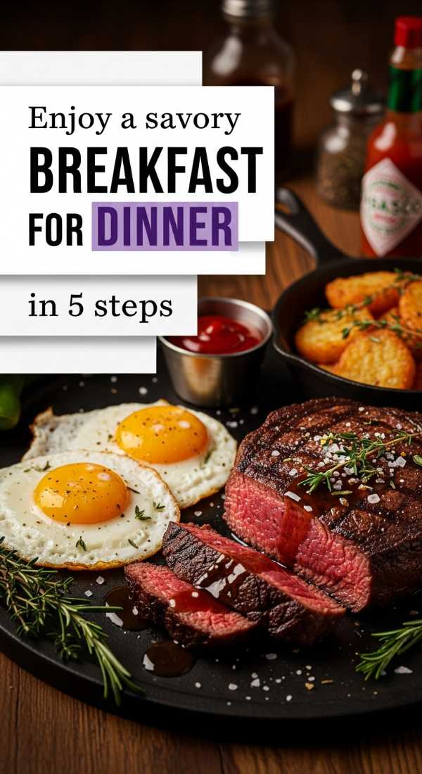 Enjoy A Savory Breakfast For Dinner In 5 Steps 69ec6f314a738