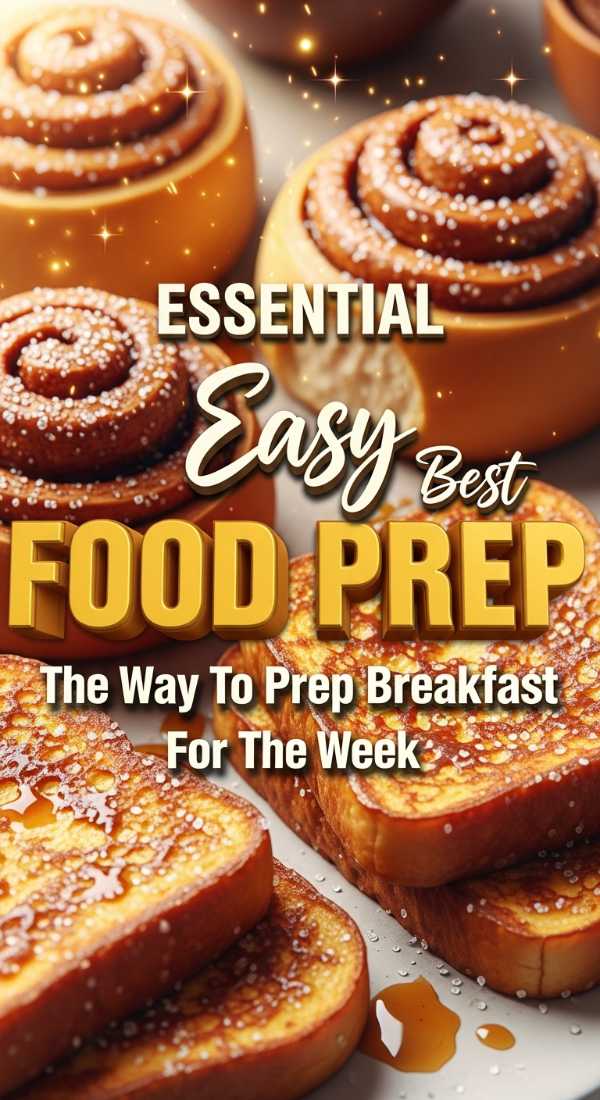 Essential Easy Food Prep For Weekly Breakfast Rolls 69f062f96251a