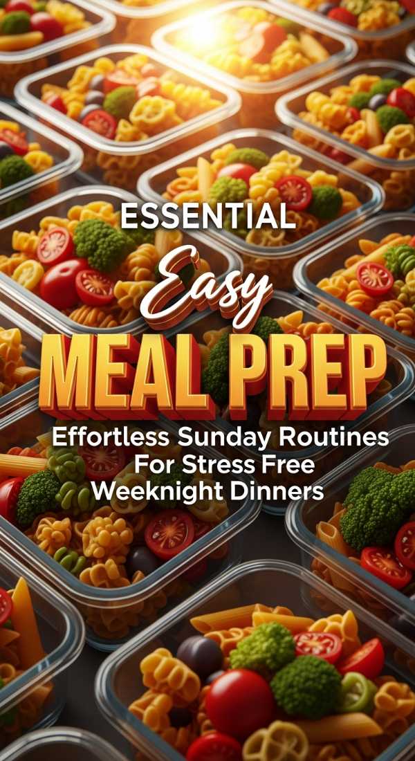 Essential Easy Meal Prep For Stress Free Dinners 69f0608877094