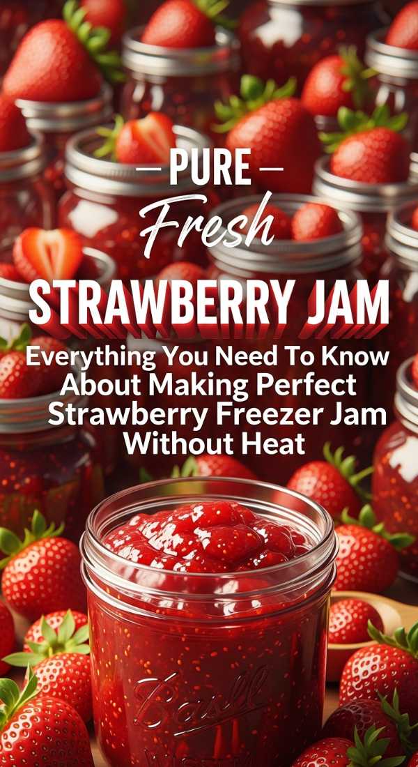 Everything You Need To Know About Making Perfect Strawberry Freezer Jam Without Heat 69dde6f88edff