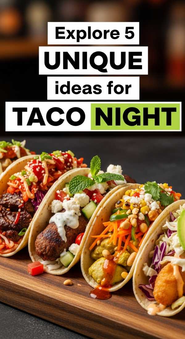 Explore 5 Unique Ideas For Taco Night 69e21f0986535