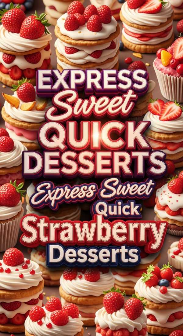 Express Sweet Quick Strawberry Desserts 69dfdb041de92