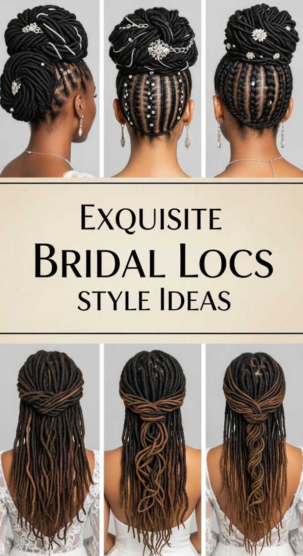 Exquisite Bridal Locs Style Ideas 69ecef8945d37