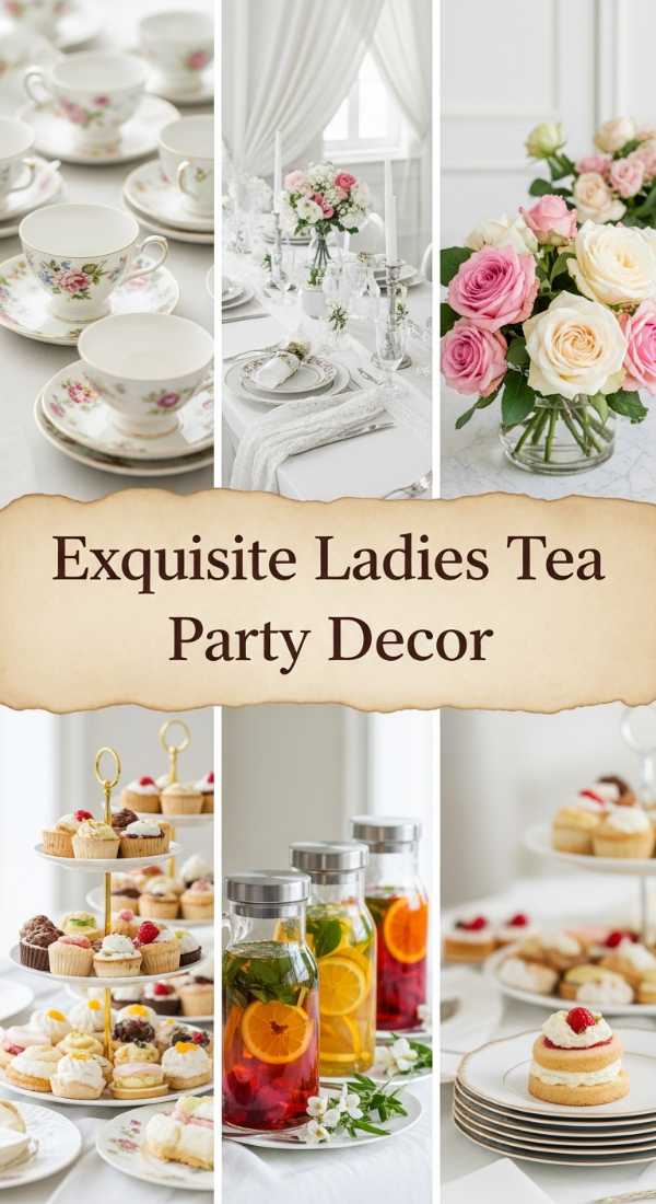 Exquisite Ladies Tea Party Decor 69e32d8c2e1bd