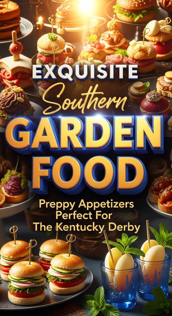 Exquisite Southern Garden Food Appetizers 69e70ad406950
