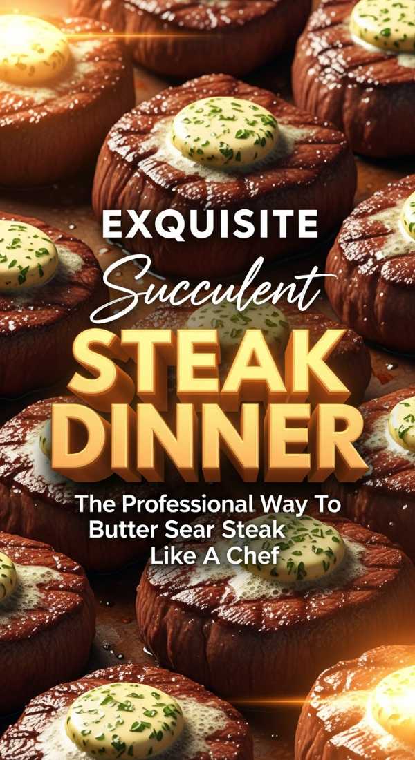 Exquisite Succulent Steak Dinner The Professional Way To Butter Sear Steak Like A Chef 69e4a70f6683f