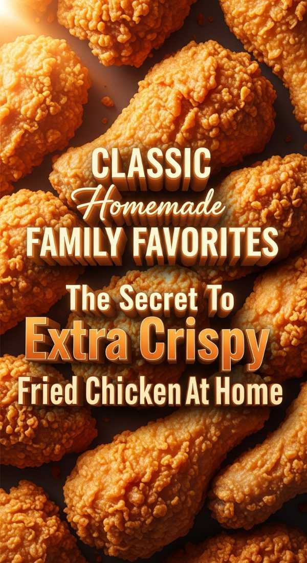 Extra Crispy Homemade Fried Chicken Secret 69e9b9d3b2da2
