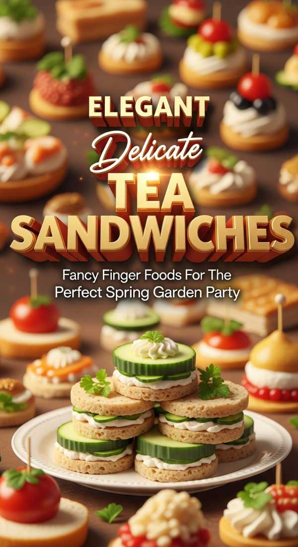 Fancy Finger Foods For Your Garden Party 69ec8d6ad00f3