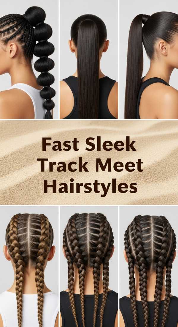 Fast Sleek Track Meet Hairstyles 69e33a0af02a6
