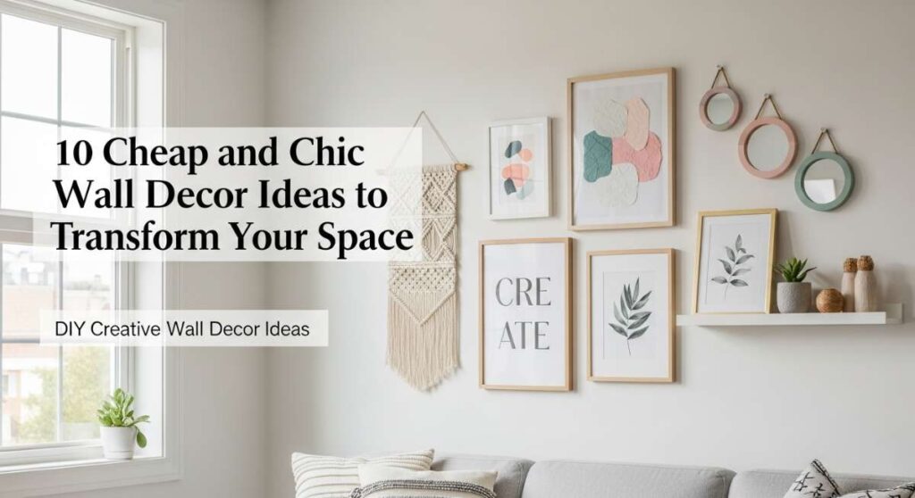 featured: 10 cheap and chic diy wall decor ideas to transform your space
