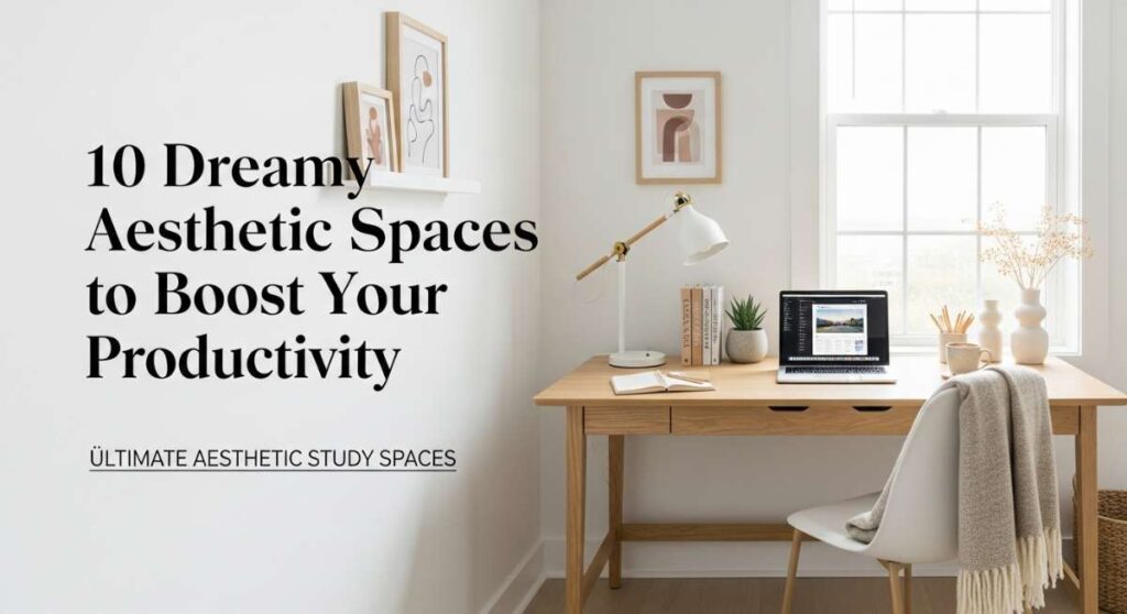 featured: 10 dreamy aesthetic study spaces to boost your productivity
