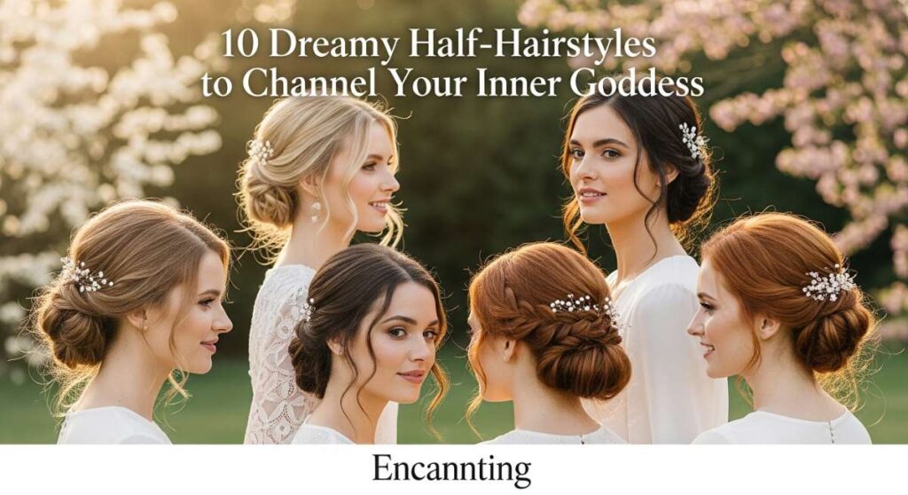 featured: 10 dreamy half up hairstyles to channel your inner goddess