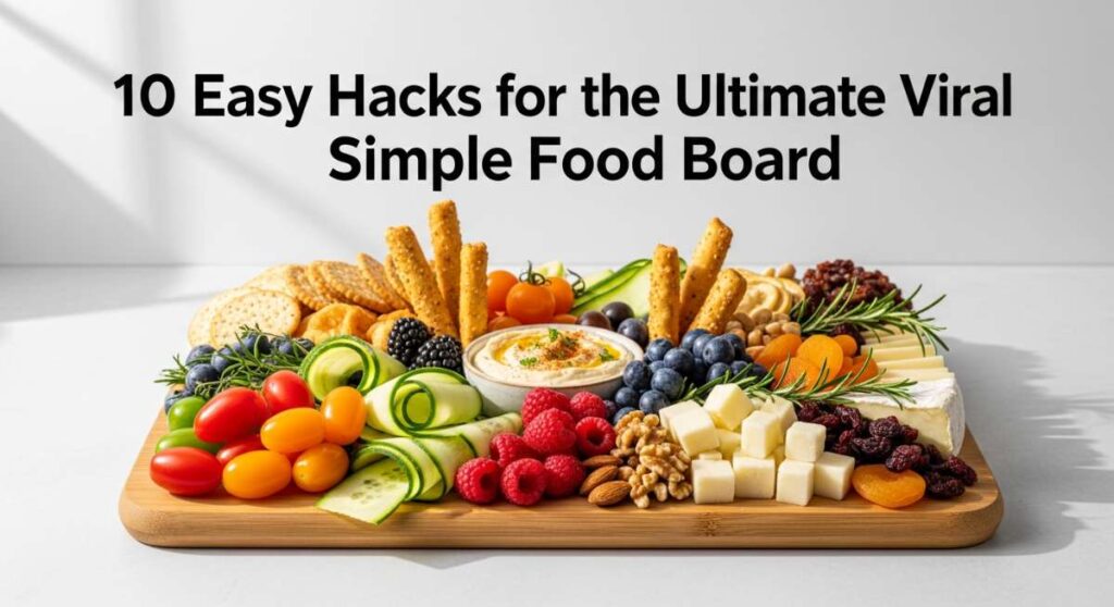 featured: 10 easy hacks for the ultimate viral simple food board