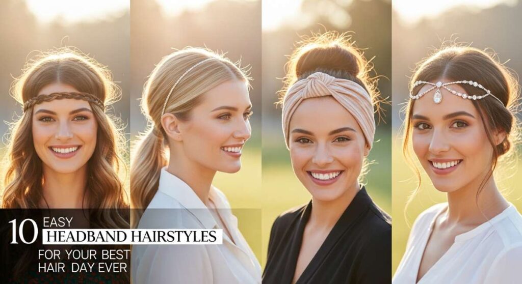featured: 10 easy headband hairstyles for your best hair day ever