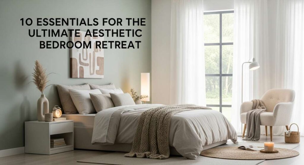 featured: 10 essentials for the ultimate aesthetic bedroom retreat