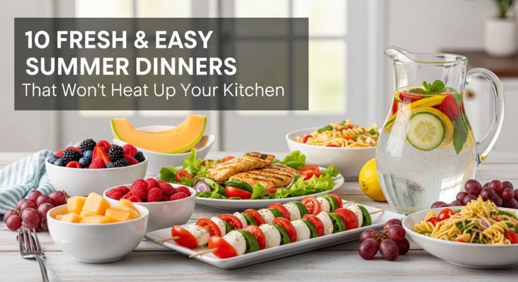 featured: 10 fresh & easy summer dinners that won’t heat up your kitchen
