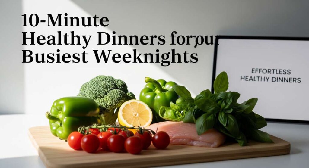 featured: 10 minute healthy dinners for your busiest weeknights