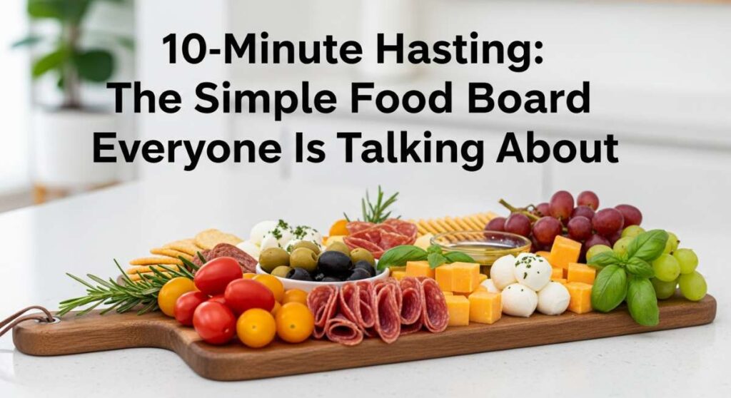 featured: 10 minute hosting: the simple food board everyone is talking about