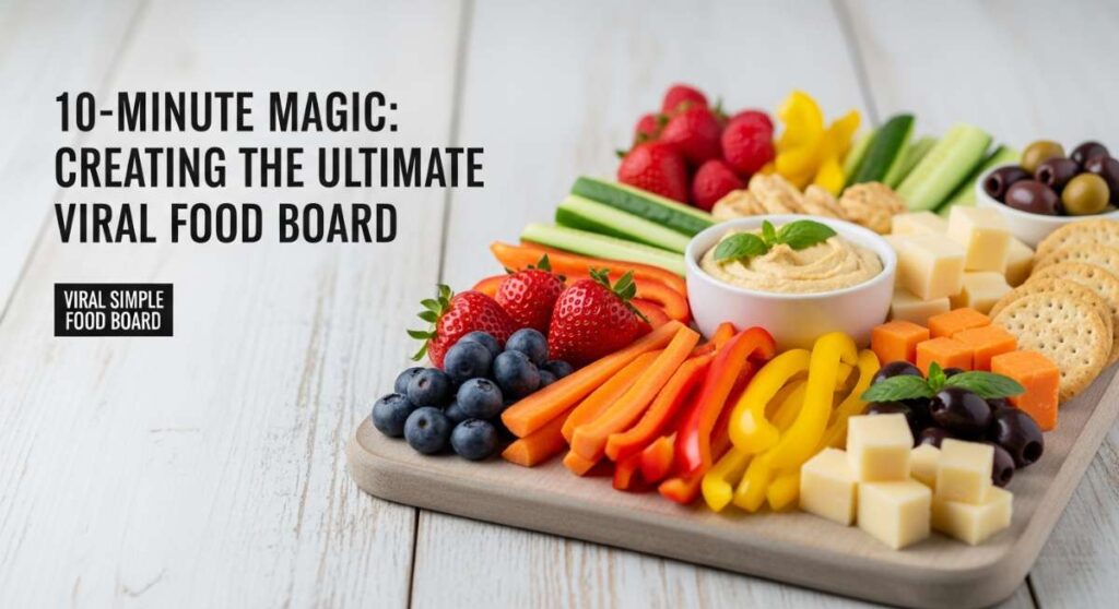 featured: 10 minute magic: creating the ultimate viral food board