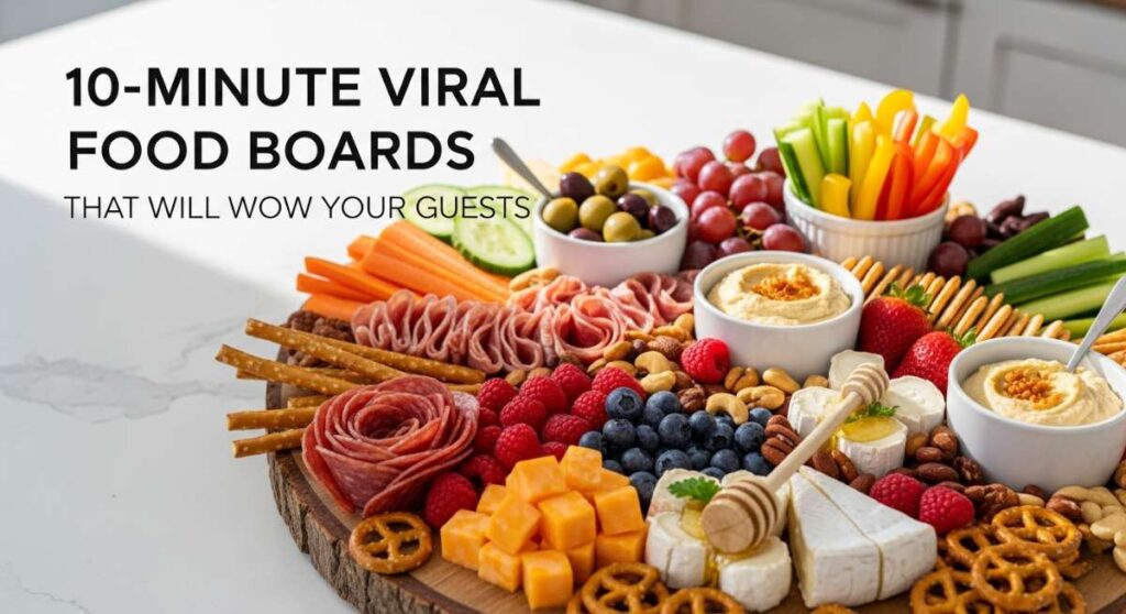 featured: 10 minute viral food boards that will wow your guests