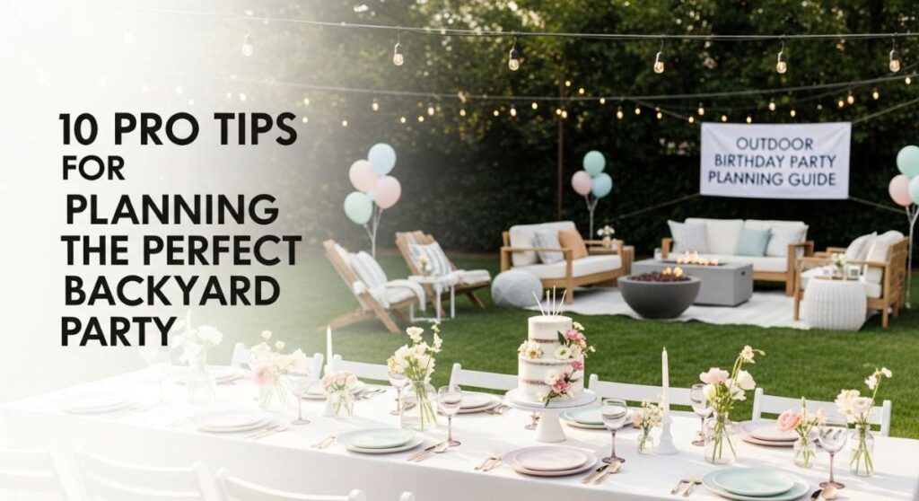 featured: 10 pro tips for planning the perfect backyard birthday party