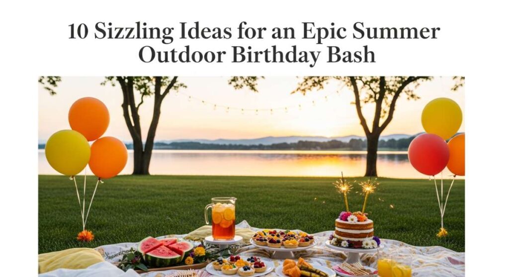 featured: 10 sizzling ideas for an epic summer outdoor birthday bash