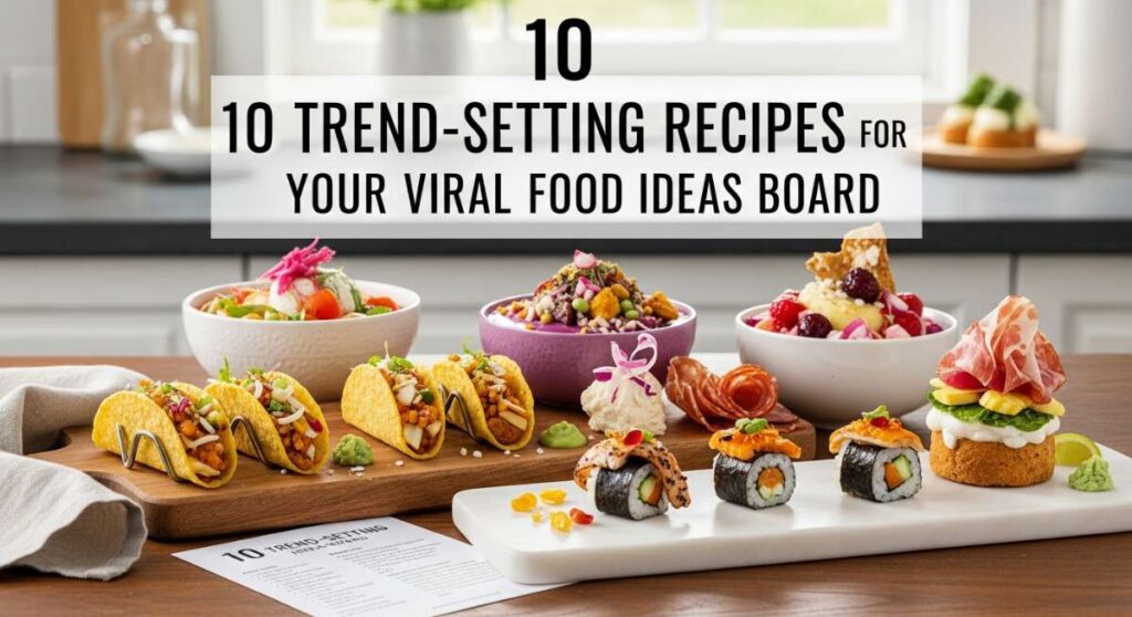 featured: 10 trend setting recipes for your viral food ideas board