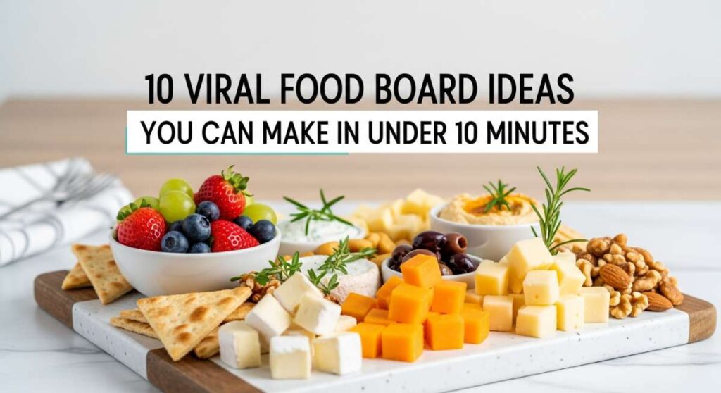 featured: 10 viral food board ideas you can make in under 10 minutes