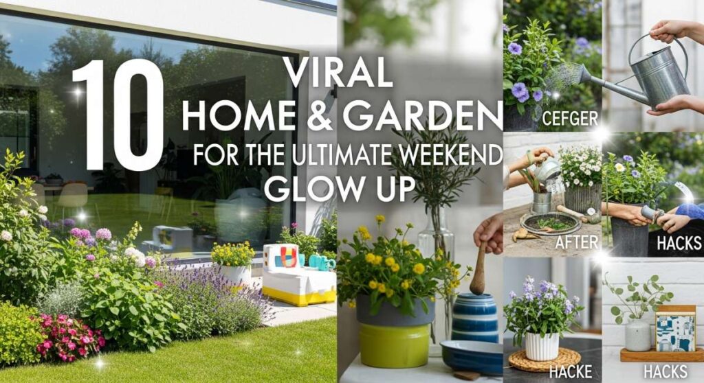 featured: 10 viral home & garden hacks for the ultimate weekend glow up