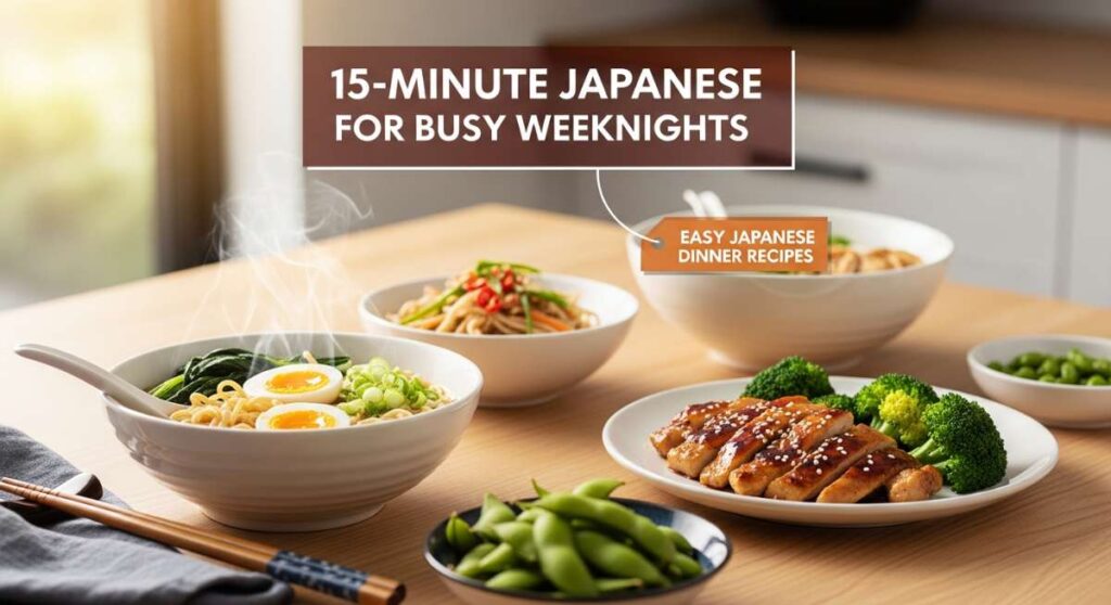 featured: 15 minute japanese dinners for busy weeknights