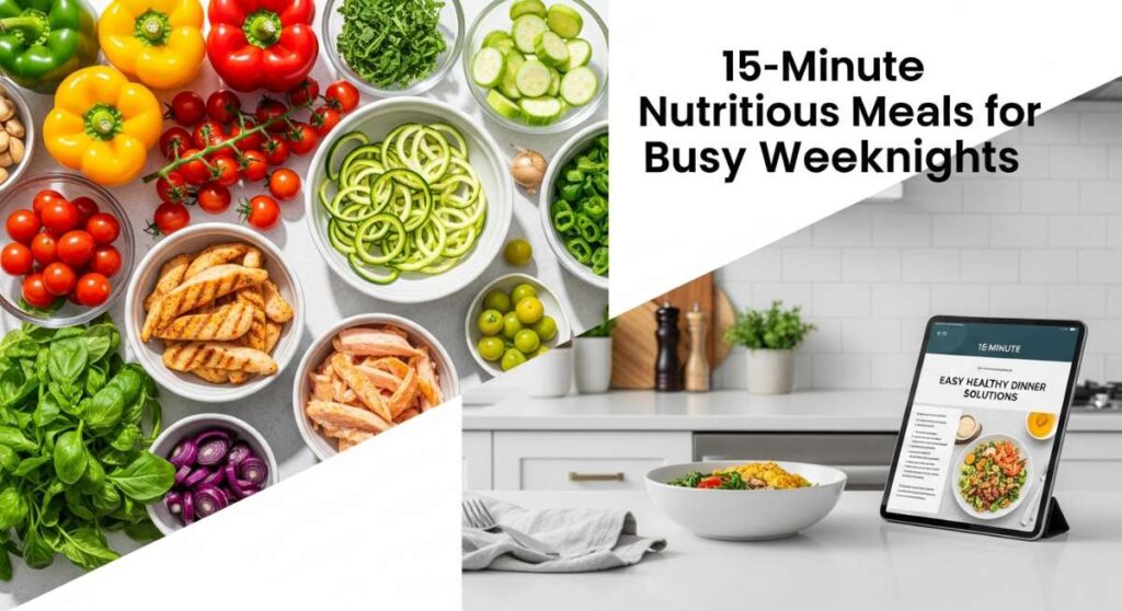 featured: 15 minute nutritious meals for busy weeknights