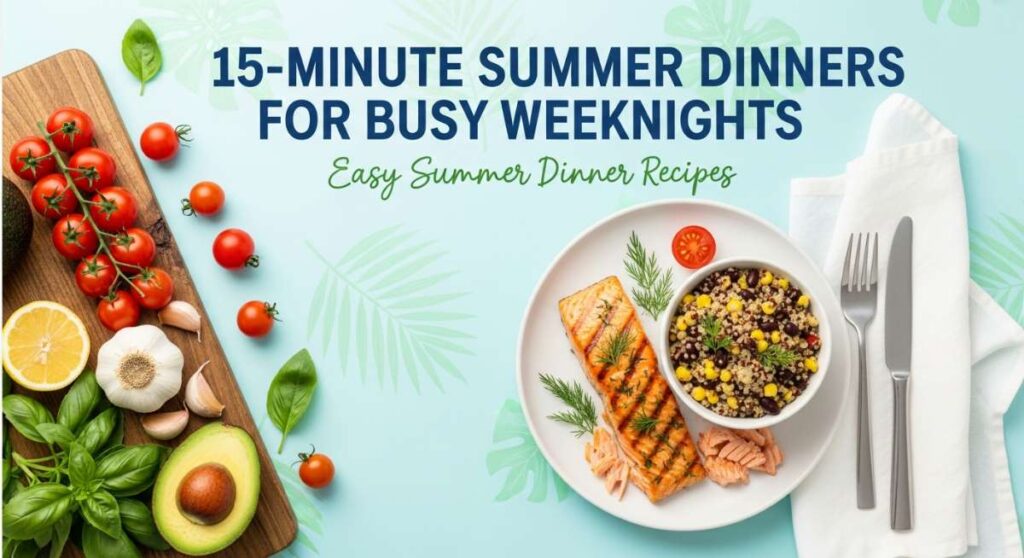 featured: 15 minute summer dinners for busy weeknights