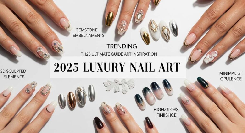 featured: 2025 luxury nail trends: the ultimate guide to opulent tips