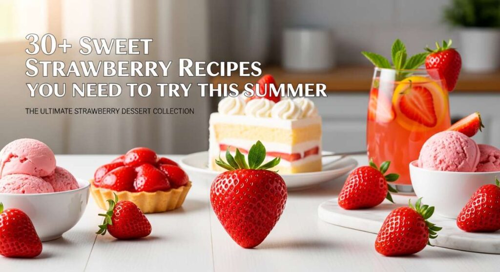 featured: 30+ sweet strawberry recipes you need to try this summer