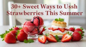 featured: 30+ sweet ways to use fresh strawberries this summer